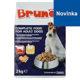 Brunos Kompletné suché krmivo pre dospelé psy s hovädzím a hydinou 2 kg
