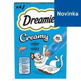 Dreamies Creamy s lahodným lososom 4 x 10 g (40 g)