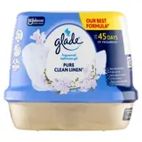 Glade Pure Clean Linen vonný gél do kúpeľne 180 g