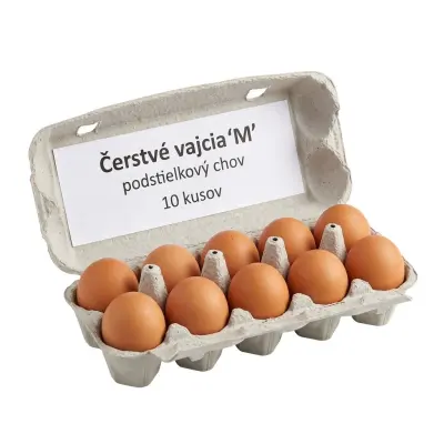 Čerstvé vajcia M