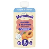 Hamánek Dojčenská výživa marhuľa a jablko s tvarohom 100 g