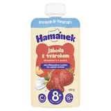 Hamánek Dojčenská výživa jahoda a jablko s tvarohom 100 g