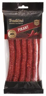 Tradičná domáca klobása pikant