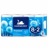 Harmony Premium 3-vrstvový toaletný papier 8 ks + 2 ks 1 bal.