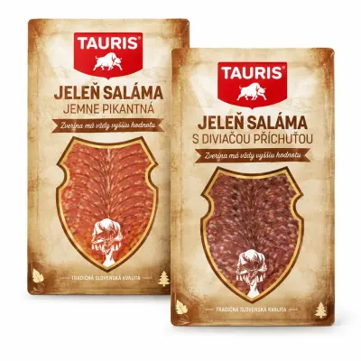 Jeleň saláma 2 druhy