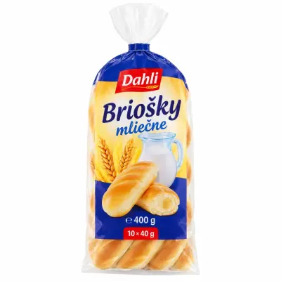 Briošky mliečne