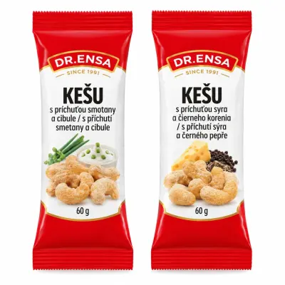 Kešu s príchuťou 2 druhy