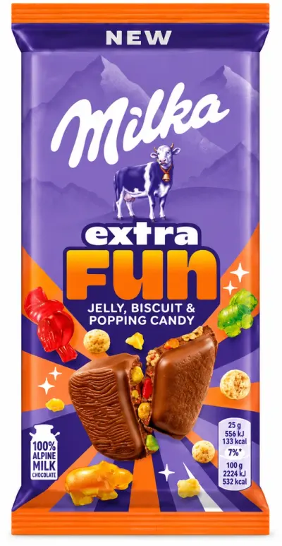 MILKA EXTRA FUN ČOKOLÁDA