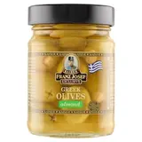 Franz Josef Kaiser Exclusive Grécke zelené olivy plnené mandľami v slanom náleve 250 g