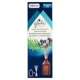 Glade Aromatherapy Reed Diffuser Refreshing Energy osviežovač vzduchu vonné tyčinky 80 ml
