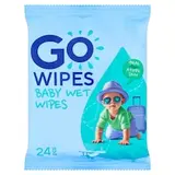 Go Wipes Detské vlhčené obrúsky pre citlivú a atopickú pokožku 24 ks