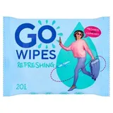 Go Wipes Osviežujúce vlhčené obrúsky s vitamínom E a D-panthenolom 20 ks