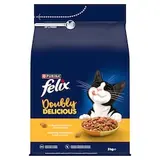 FELIX Doubly Delicious s lahodnou kombináciou kuraťa a morky, bohaté na cviklu 3 kg