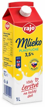 Rajo mlieko 3,5 % čerstvé
