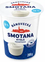 Milsy Bánovecká smotana kyslá, 16 %
