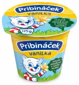 Pribináček smotanovo-tvarohový dezert rôzne druhy