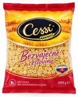 Cessi bezvaječné cestoviny rôzne druhy