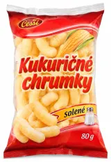 Kukuričné chrumky solené, nesolené