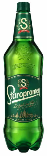 Staropramen svetlé pivo, 10 % PET fľaša