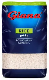 Giana ryža guľatozrnná, dlhozrnná
