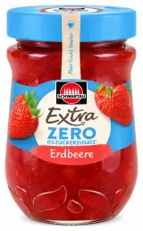 Schwartau Extra Zero džem rôzne druhy
