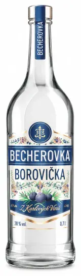 Becherovka borovička, 38 %