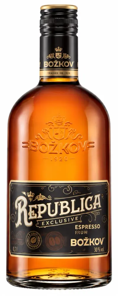 Božkov Republica rum espresso, 30 %