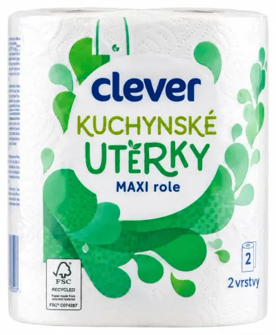 Clever kuchynské utierky 2-vrstvové