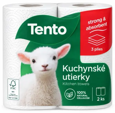 Tento kuchynské utierky 3-vrstvové
