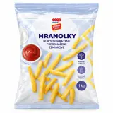 DOBRÁ CENA Hranolčeky hlbokozmrazené, predsmažené