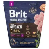 Brit Premium by Nature Adult S kompletné krmivo pro psov 1 kg