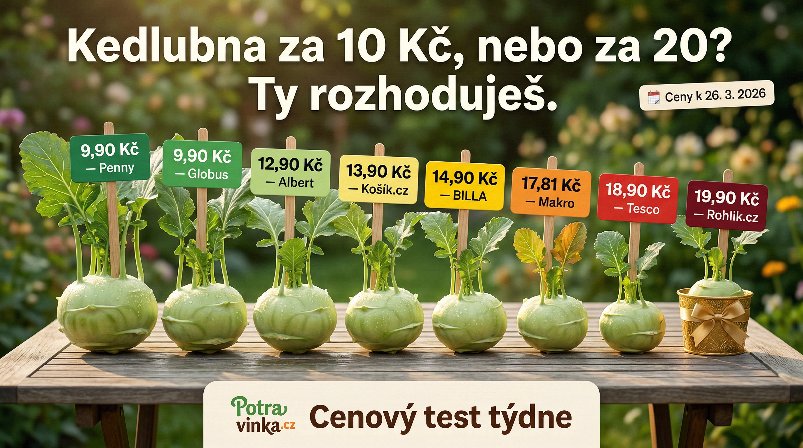 Cenový test: Kaleráb