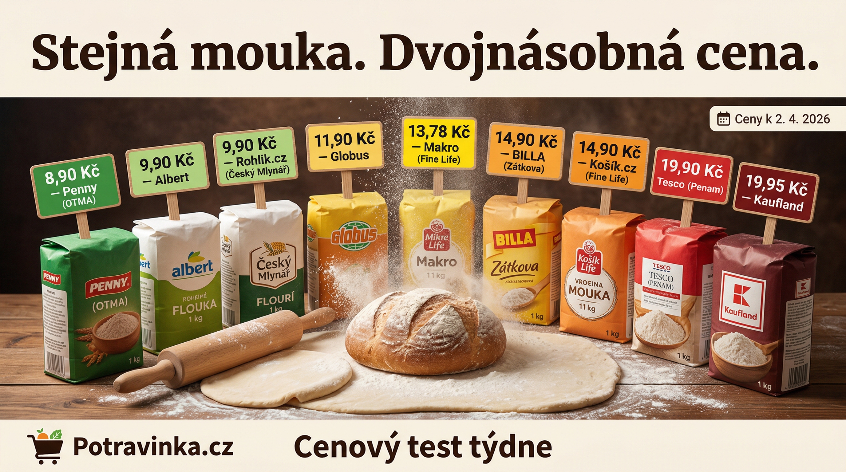 Cenový test: Múka